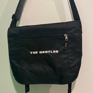 The Beatles over shoulder bag
